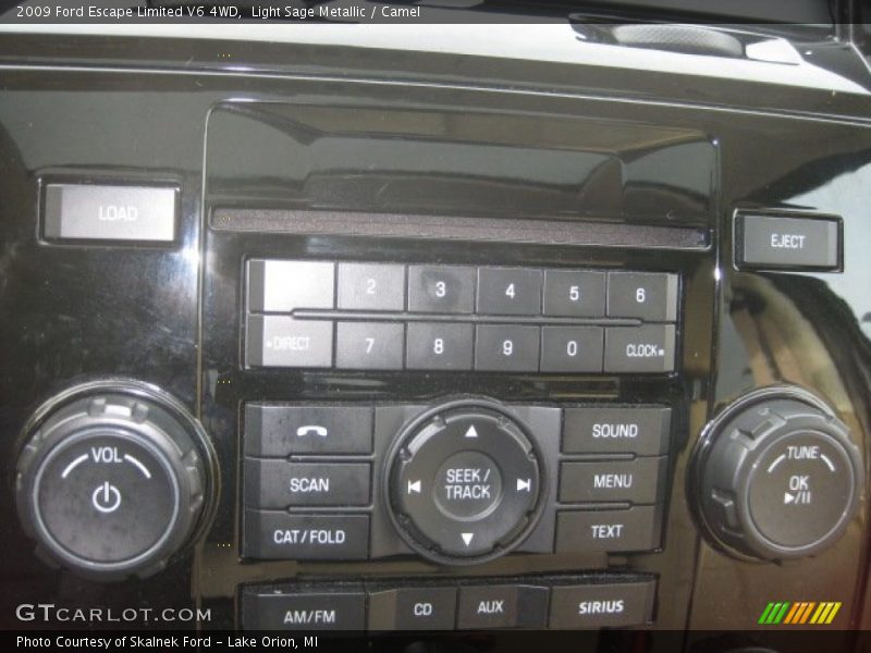 Light Sage Metallic / Camel 2009 Ford Escape Limited V6 4WD