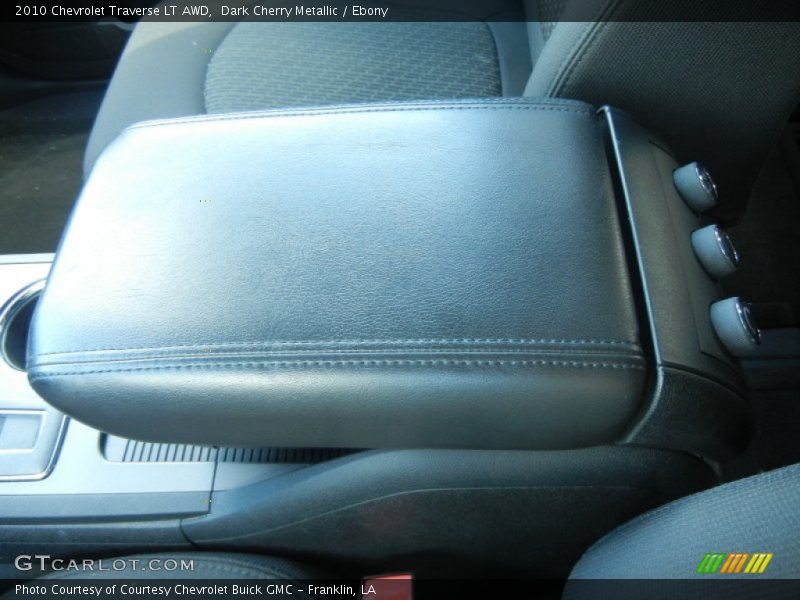 Dark Cherry Metallic / Ebony 2010 Chevrolet Traverse LT AWD