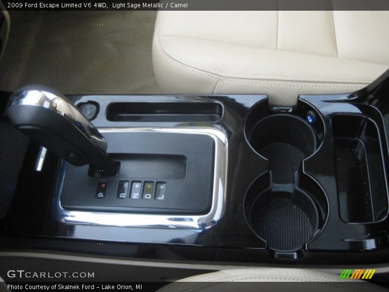 Light Sage Metallic / Camel 2009 Ford Escape Limited V6 4WD