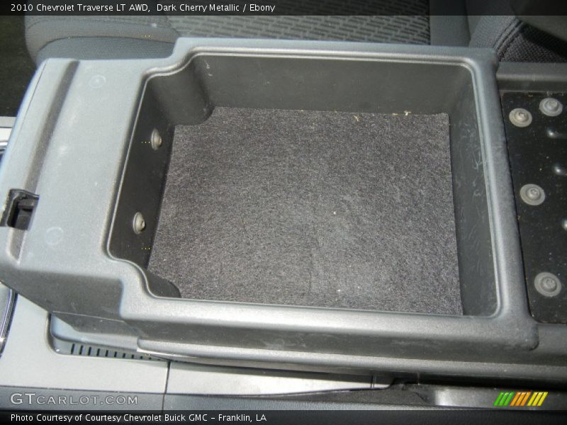 Dark Cherry Metallic / Ebony 2010 Chevrolet Traverse LT AWD