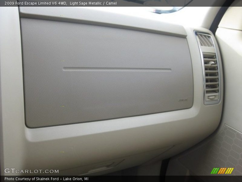Light Sage Metallic / Camel 2009 Ford Escape Limited V6 4WD