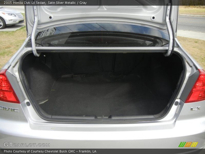 Satin Silver Metallic / Gray 2005 Honda Civic LX Sedan