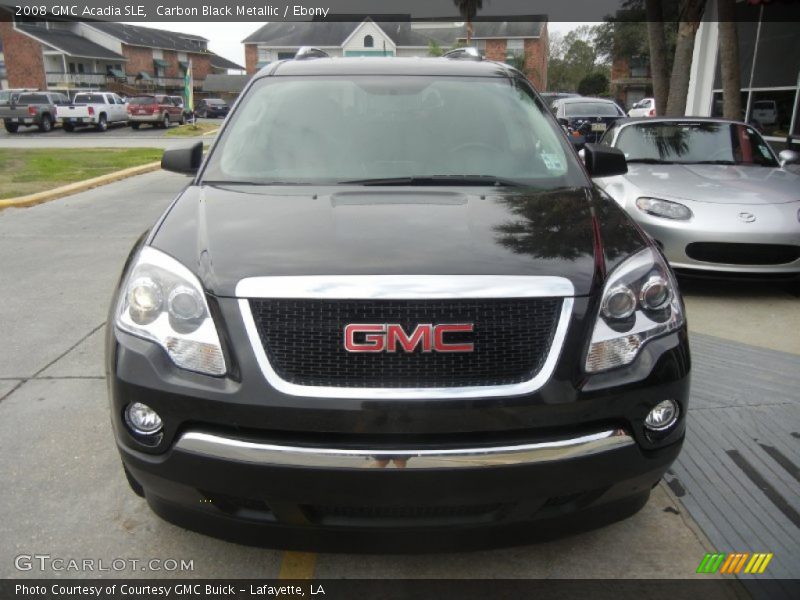Carbon Black Metallic / Ebony 2008 GMC Acadia SLE