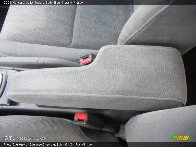 Satin Silver Metallic / Gray 2005 Honda Civic LX Sedan