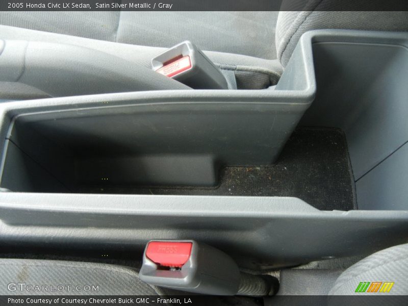 Satin Silver Metallic / Gray 2005 Honda Civic LX Sedan
