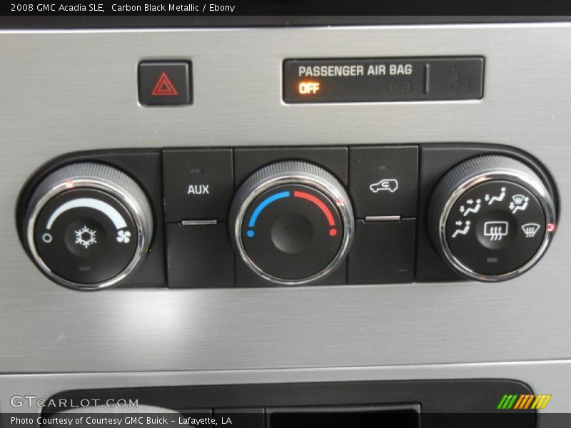 Carbon Black Metallic / Ebony 2008 GMC Acadia SLE