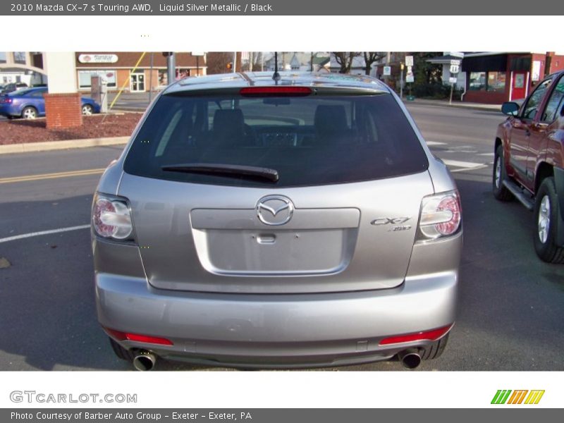 Liquid Silver Metallic / Black 2010 Mazda CX-7 s Touring AWD