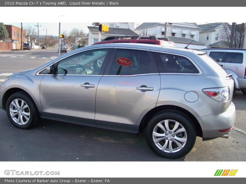 Liquid Silver Metallic / Black 2010 Mazda CX-7 s Touring AWD