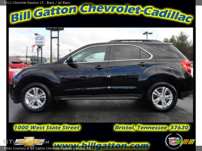 Black / Jet Black 2011 Chevrolet Equinox LT