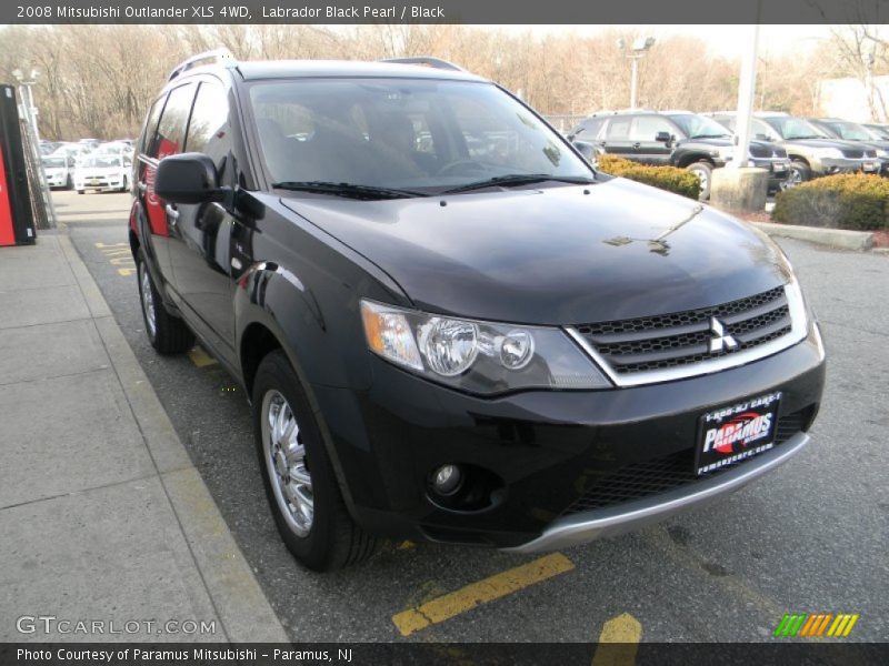 Labrador Black Pearl / Black 2008 Mitsubishi Outlander XLS 4WD