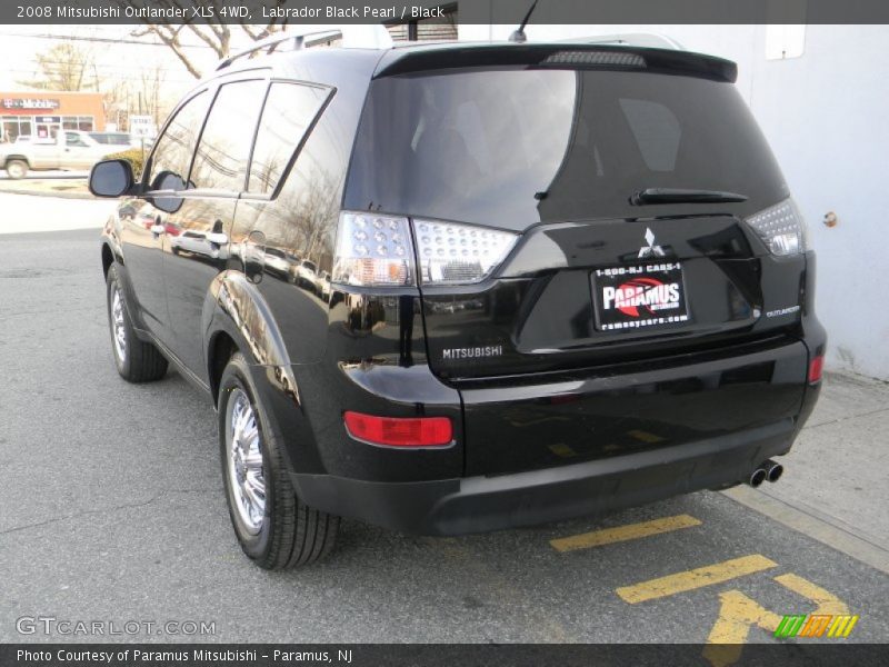 Labrador Black Pearl / Black 2008 Mitsubishi Outlander XLS 4WD