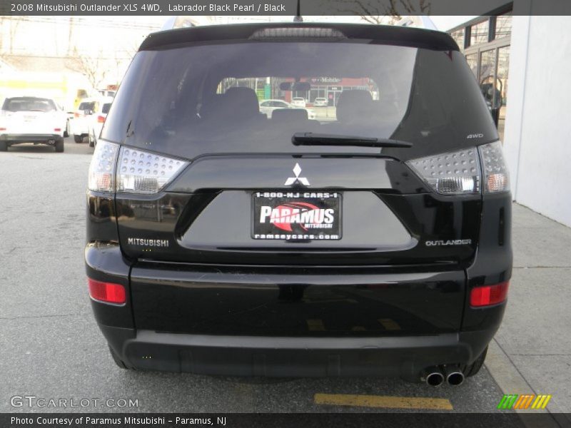 Labrador Black Pearl / Black 2008 Mitsubishi Outlander XLS 4WD