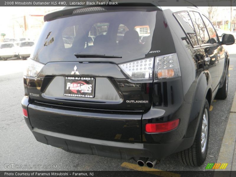 Labrador Black Pearl / Black 2008 Mitsubishi Outlander XLS 4WD