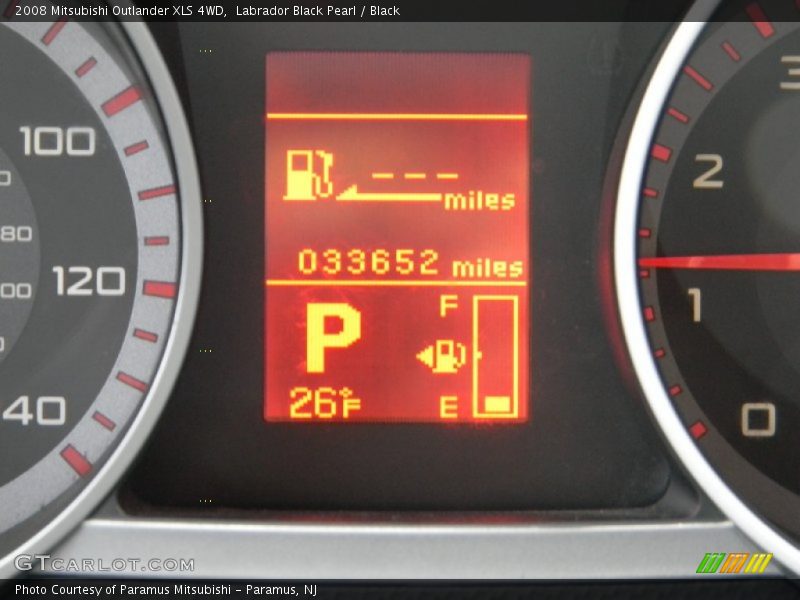 Labrador Black Pearl / Black 2008 Mitsubishi Outlander XLS 4WD