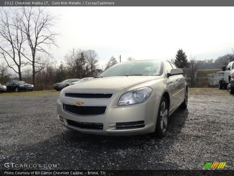 Gold Mist Metallic / Cocoa/Cashmere 2012 Chevrolet Malibu LT