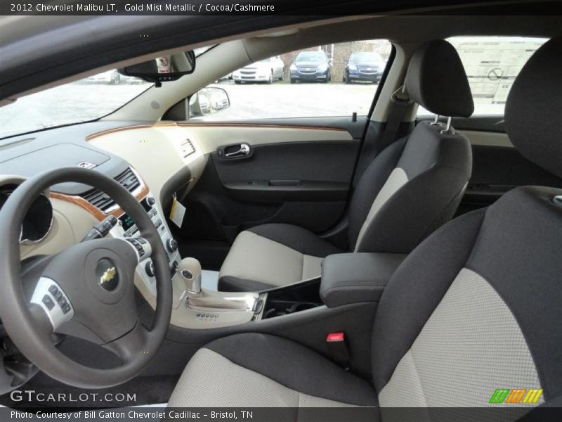 Gold Mist Metallic / Cocoa/Cashmere 2012 Chevrolet Malibu LT