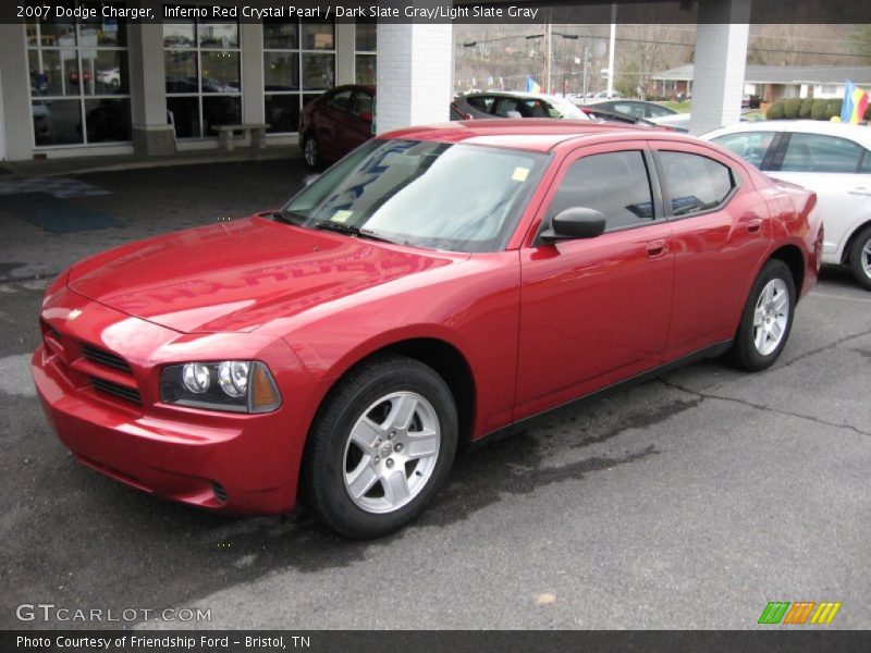 Inferno Red Crystal Pearl / Dark Slate Gray/Light Slate Gray 2007 Dodge Charger