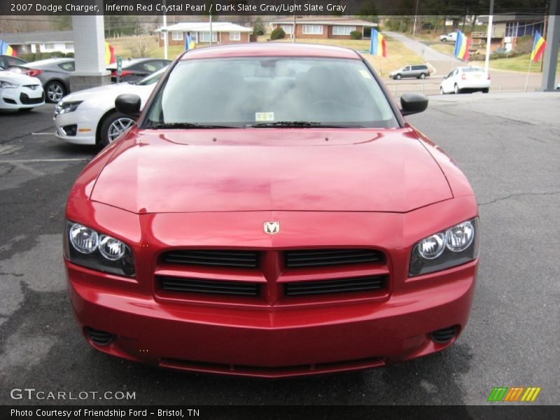 Inferno Red Crystal Pearl / Dark Slate Gray/Light Slate Gray 2007 Dodge Charger