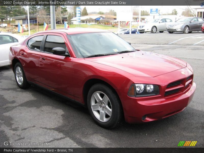 Inferno Red Crystal Pearl / Dark Slate Gray/Light Slate Gray 2007 Dodge Charger