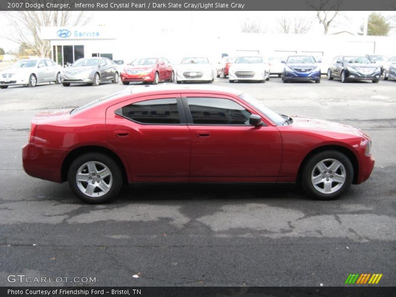 Inferno Red Crystal Pearl / Dark Slate Gray/Light Slate Gray 2007 Dodge Charger