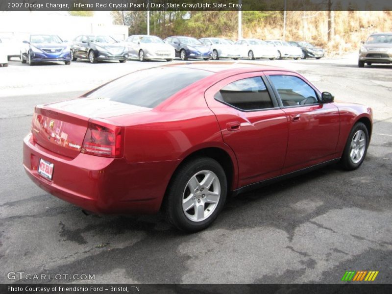 Inferno Red Crystal Pearl / Dark Slate Gray/Light Slate Gray 2007 Dodge Charger