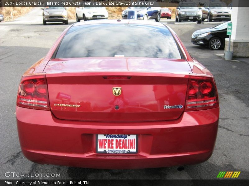 Inferno Red Crystal Pearl / Dark Slate Gray/Light Slate Gray 2007 Dodge Charger