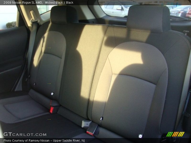 Wicked Black / Black 2009 Nissan Rogue SL AWD