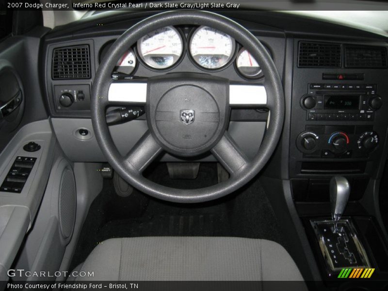 Inferno Red Crystal Pearl / Dark Slate Gray/Light Slate Gray 2007 Dodge Charger