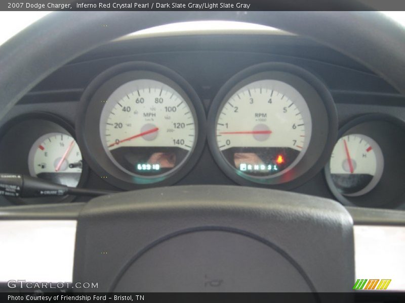 Inferno Red Crystal Pearl / Dark Slate Gray/Light Slate Gray 2007 Dodge Charger