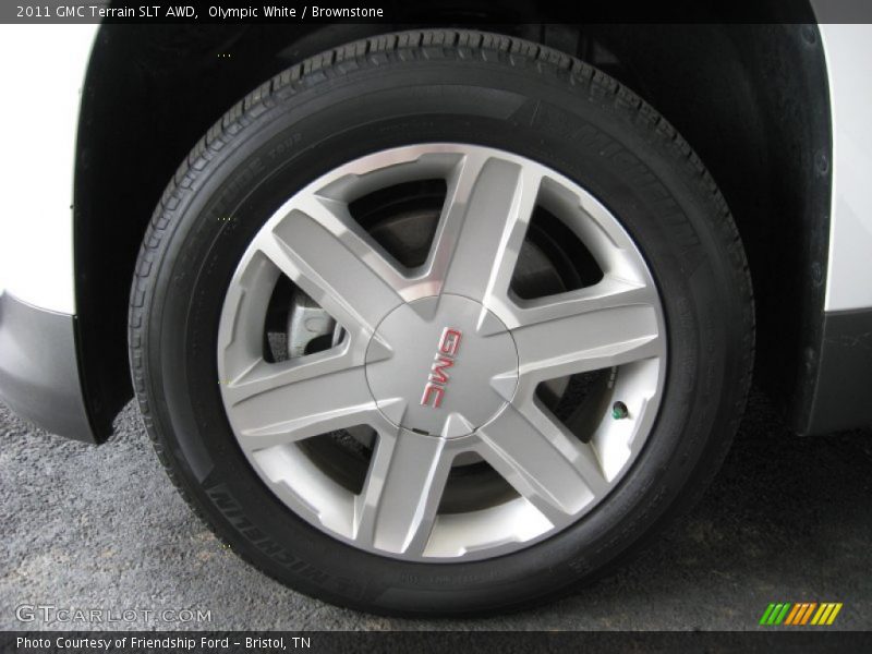 Olympic White / Brownstone 2011 GMC Terrain SLT AWD