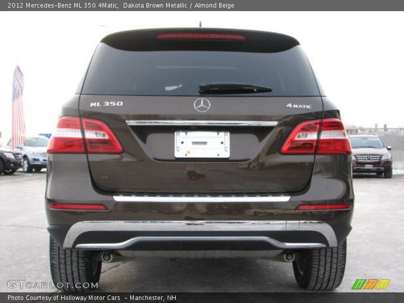 Dakota Brown Metallic / Almond Beige 2012 Mercedes-Benz ML 350 4Matic