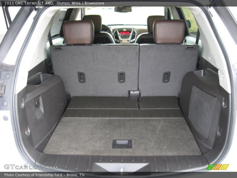 Olympic White / Brownstone 2011 GMC Terrain SLT AWD