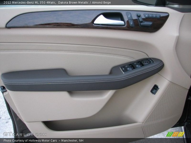 Dakota Brown Metallic / Almond Beige 2012 Mercedes-Benz ML 350 4Matic