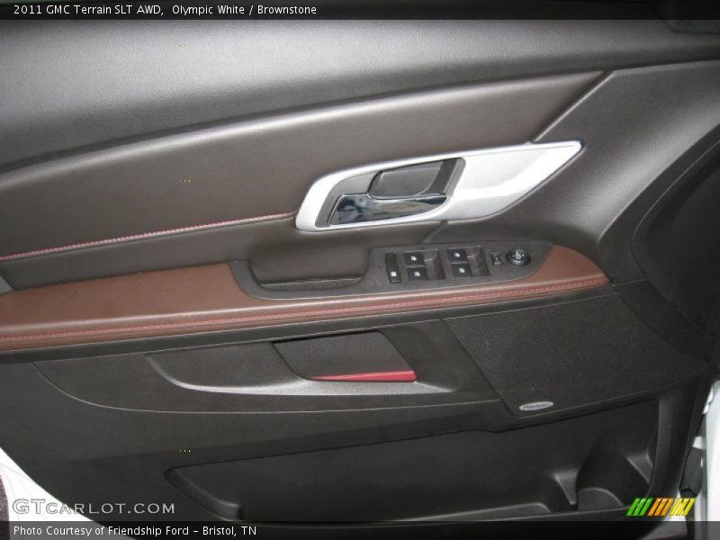 Olympic White / Brownstone 2011 GMC Terrain SLT AWD