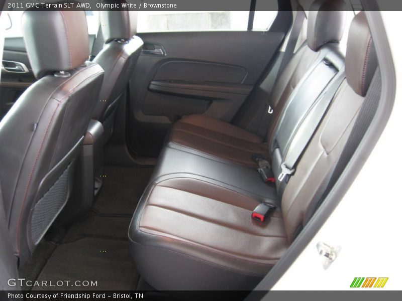 Olympic White / Brownstone 2011 GMC Terrain SLT AWD