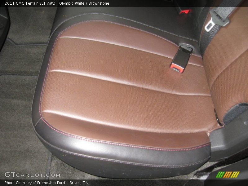 Olympic White / Brownstone 2011 GMC Terrain SLT AWD