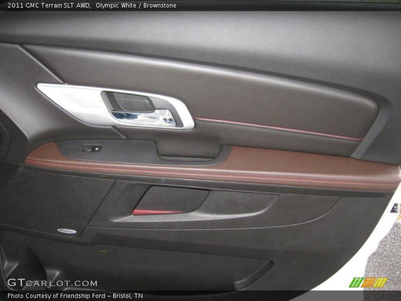 Olympic White / Brownstone 2011 GMC Terrain SLT AWD