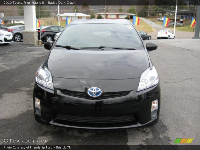 Black / Dark Gray 2010 Toyota Prius Hybrid III