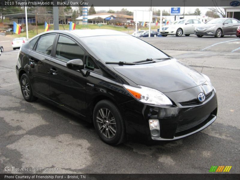 Black / Dark Gray 2010 Toyota Prius Hybrid III