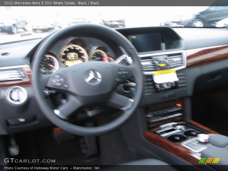 Black / Black 2012 Mercedes-Benz E 350 4Matic Sedan