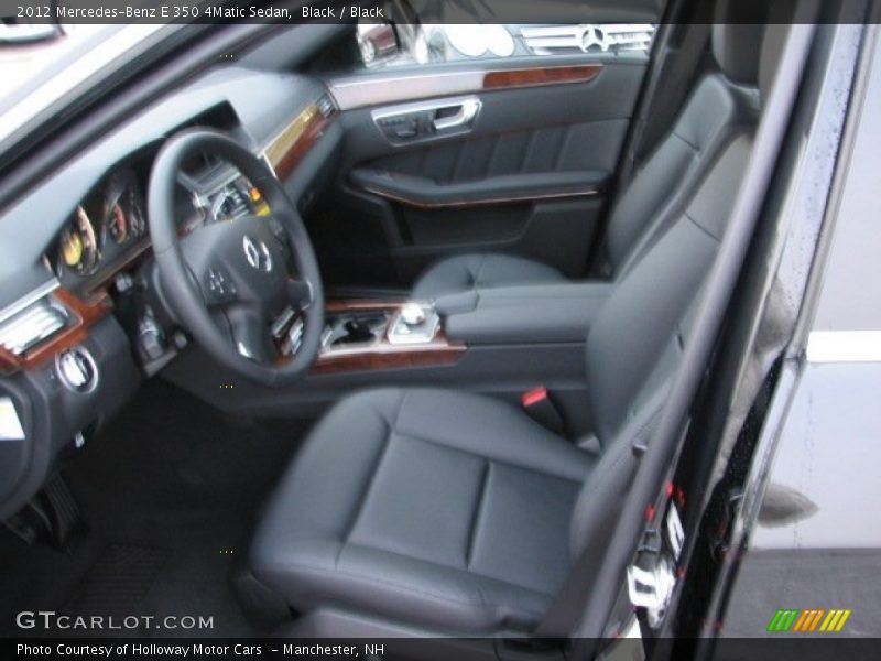 Black / Black 2012 Mercedes-Benz E 350 4Matic Sedan