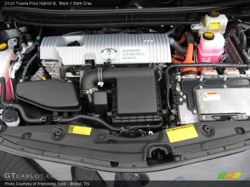  2010 Prius Hybrid III Engine - 1.8 Liter DOHC 16-Valve VVT-i 4 Cylinder Gasoline/Electric Hybrid