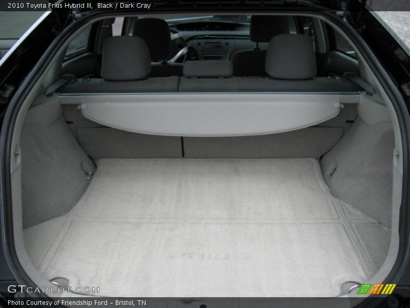 2010 Prius Hybrid III Trunk