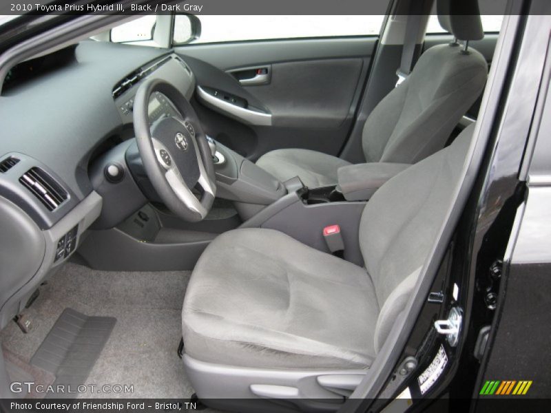  2010 Prius Hybrid III Dark Gray Interior