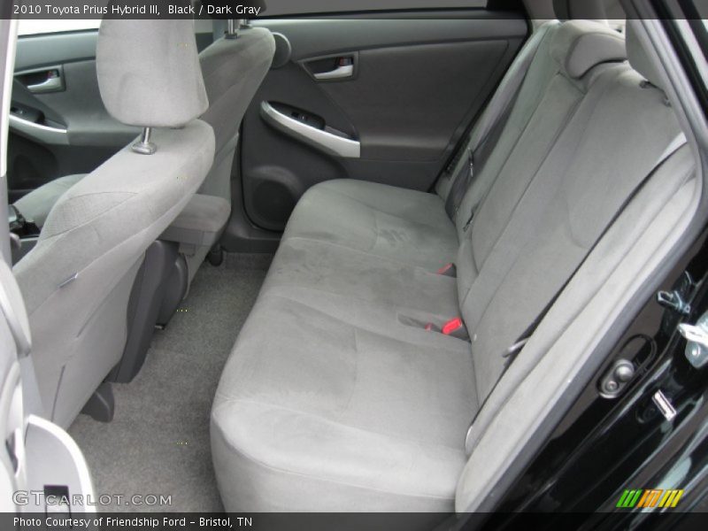  2010 Prius Hybrid III Dark Gray Interior