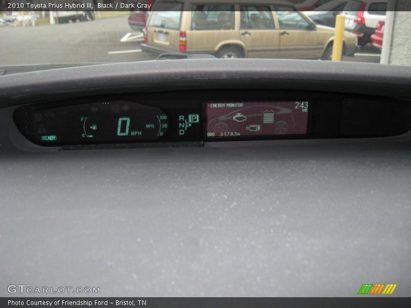 Black / Dark Gray 2010 Toyota Prius Hybrid III
