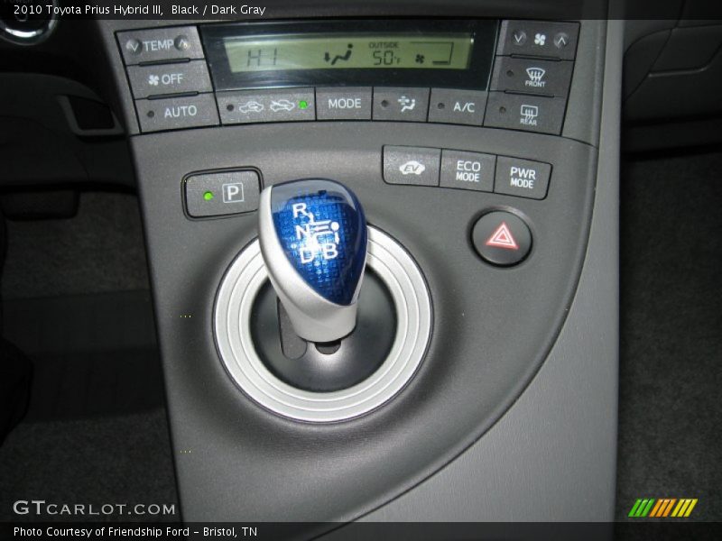  2010 Prius Hybrid III ECVT Automatic Shifter