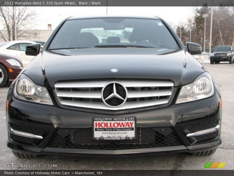 Black / Black 2012 Mercedes-Benz C 300 Sport 4Matic
