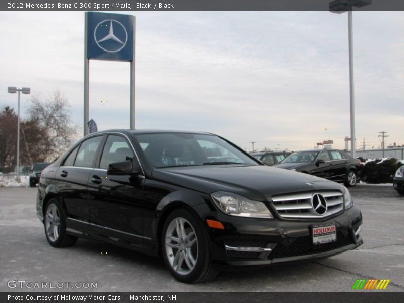 Black / Black 2012 Mercedes-Benz C 300 Sport 4Matic