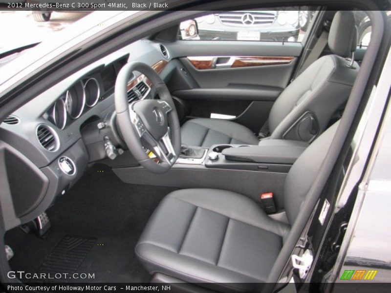 Black / Black 2012 Mercedes-Benz C 300 Sport 4Matic